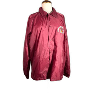 Augusta Sportswear Jacket Size XL 90's Casual Burgundy Vintage Adventure